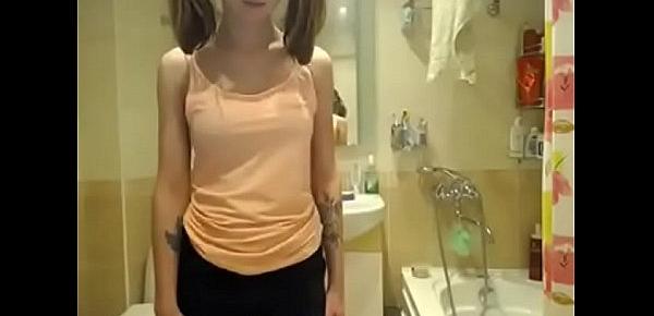  webcam teen nerd gives blowjob and receives sticky facial